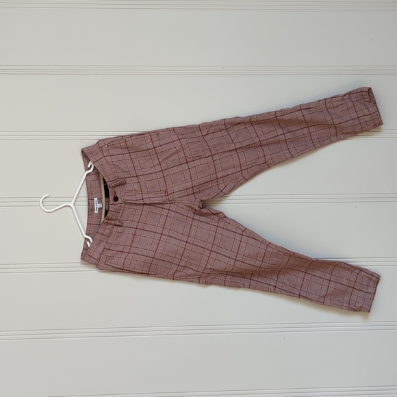 Banks pattern pants lightweight red/white men/28.  Casual fit. - Picture 1 of 4